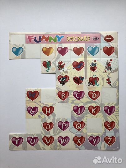 Наклейки сердца из 2000х. Стикеры сердце