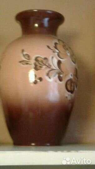 Большая ваза из глины