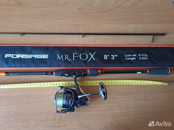 Спиннинг Forsage Mr. Fox 250 cm 5-21 g