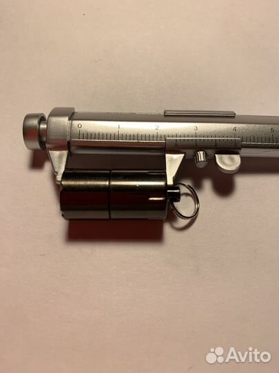 Мини зажигалка 25 х 12 мм бензиновая брелок