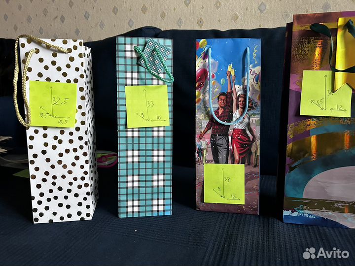 Подарочные пакеты для бутылок