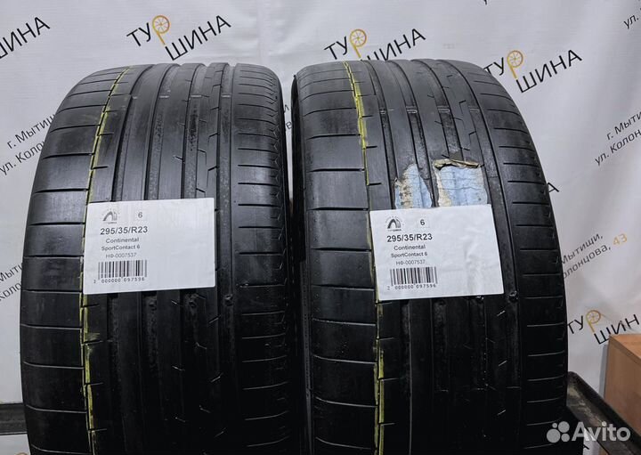 Continental SportContact 6 295/35 R23 94Y