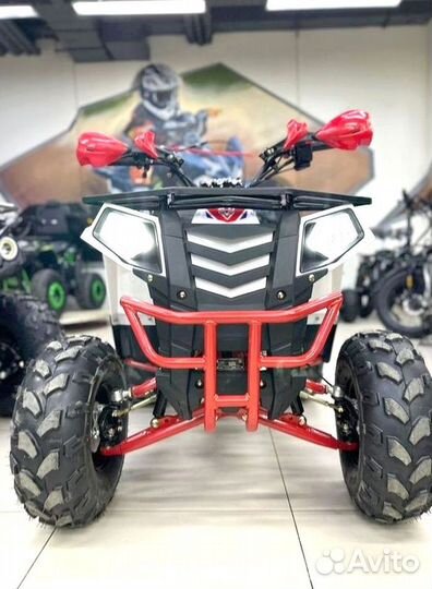 Детский квадроцикл 125 кубов Grizlik A125 красный