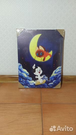 Картина с подсветкой Котенок Гав 30х40 см