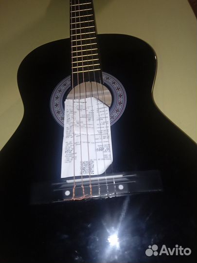 Классическая гитара terris TC-3801A BK 4/4