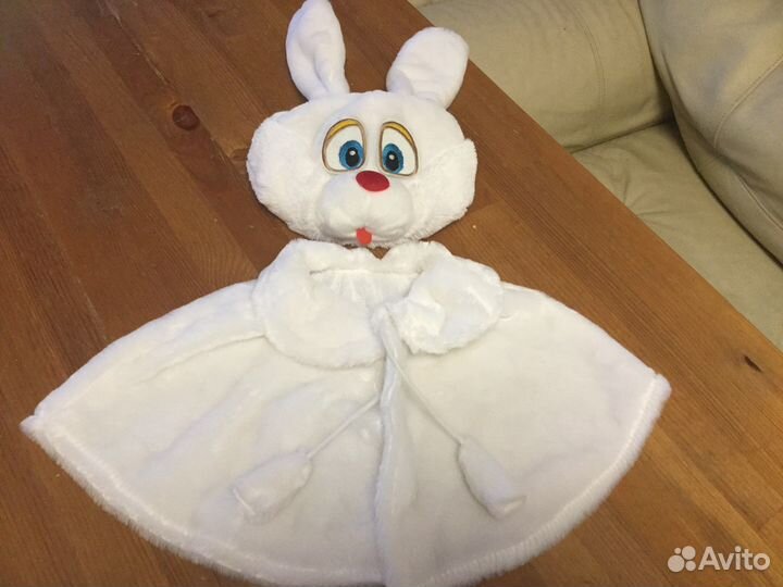 Новогодний костюм зайчика для девочки