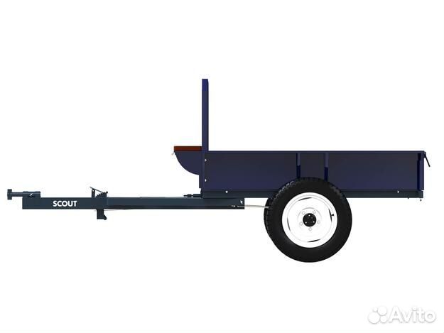 Прицеп (полуприцеп) скаут 1птс-1T к мотоблоку
