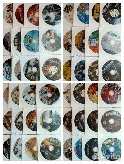 110 наборов из 12 Игр для Sony PS3. Обмен