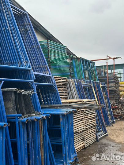Строительные леса рамные б/у