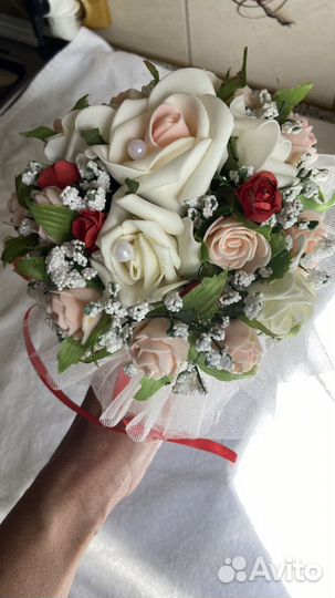 Свадебный букет невесты дублер