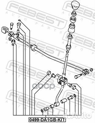 Ремкомплект кулисы переключения передач 0499DA1