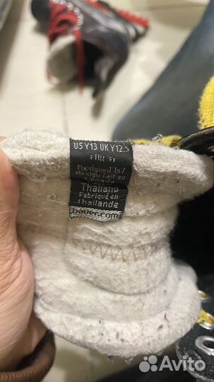 Хоккейные коньки bauer 31 размер