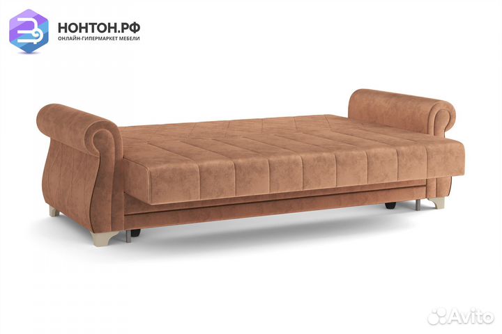 Диван книжка Порто М светло-коричневый