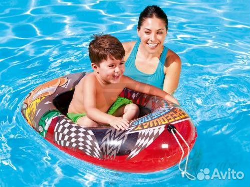 Нарукавники Тачки 3, лодочка Bestway и 2 круга