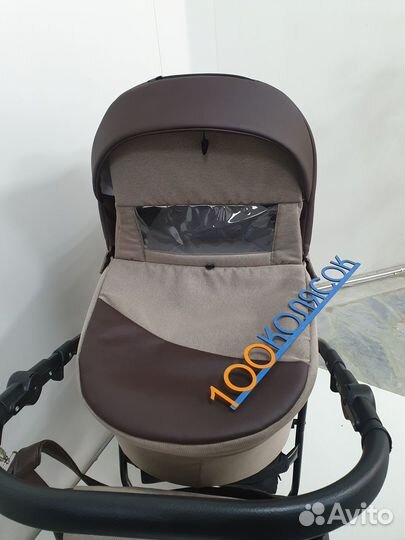 Pituso (Nino) 2в1 / Коляска модульная (Коричневый)