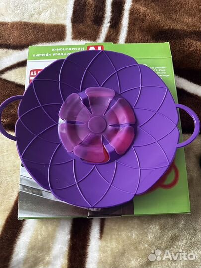 Силиконовая крышка невыкипайка