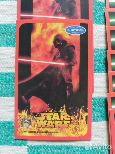 Карточки Звездные Войны Star Wars Эпизод III