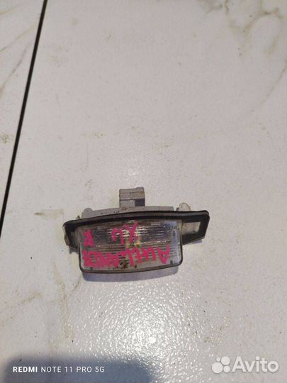 Подсветка номера Mitsubishi Outlander 2 CW5W 2008