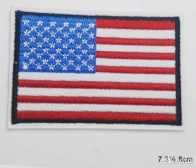 Нашивки на одежду на клею флаг США Турция России