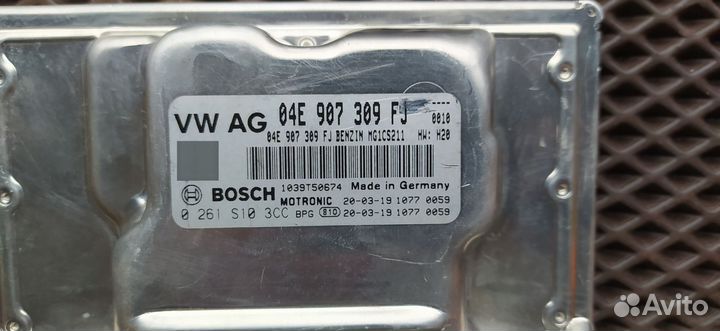 Блок управления двигателем Skoda