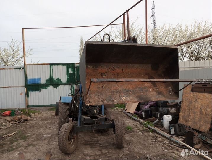 Самодельный мини трактор погрузчик