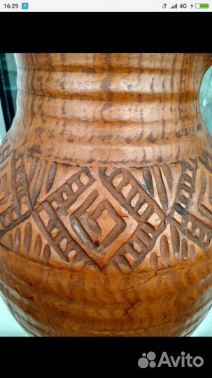 Посуда из красной глины, новая