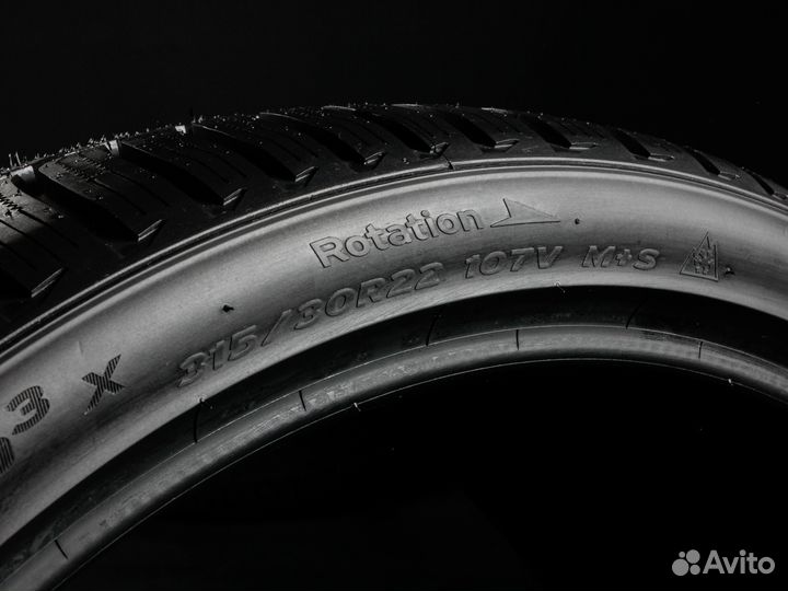 Hankook Winter I'Cept Evo 3 X W330A 315/30 R22 и 285/35 R22 99V