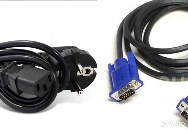 Кабели для компьютера VGA DVI и питание