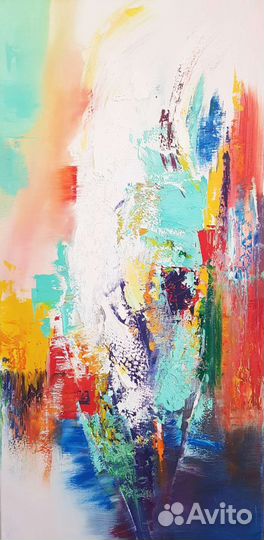 Абстракция маслом 