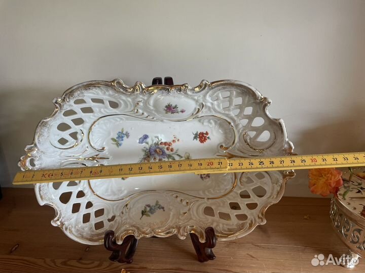 Антикварная конфетница, от K. Steinmann, Silesia