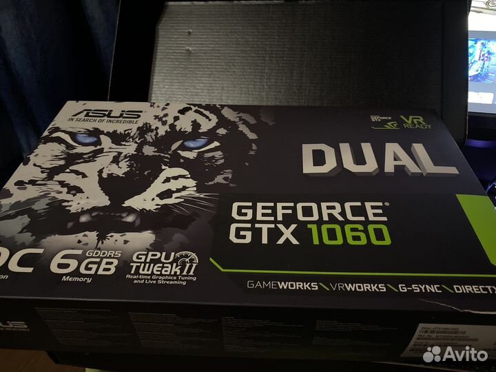 Видеокарта 1060 gtx 6gb ddr5