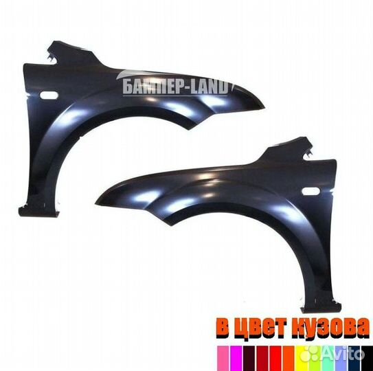 Крыло правое Ford Focus 2 2007 новый любой цвет