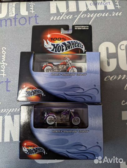 Hot Wheels 100 Harley-Davidson Fat Boy 1:64