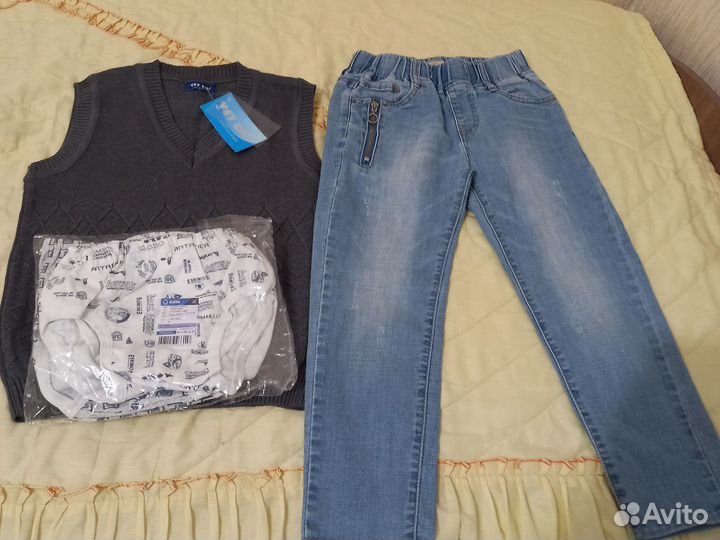 Вещи пакетом на мальчика 134-140