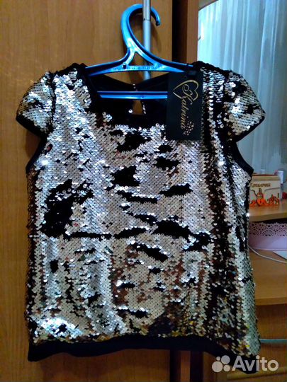 Нарядная кофточка для девочки, рост 122