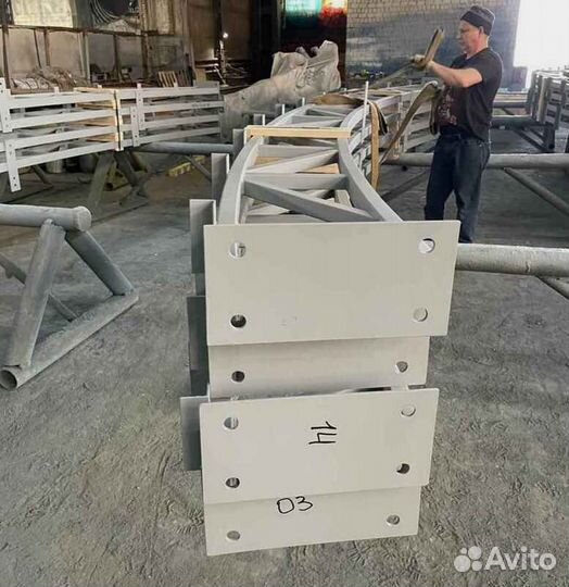 Быстровозводимые ангары (комплект ферм 12х6х30м)