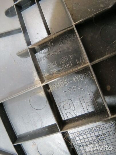 Накладка порога задняя правая Kia Rio 3