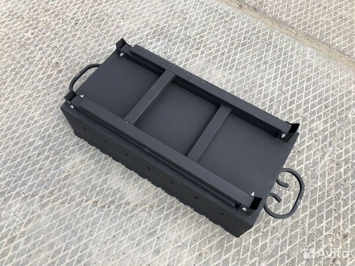 Мангал 3 мм 60х30х16 см, складные ножки. Киров