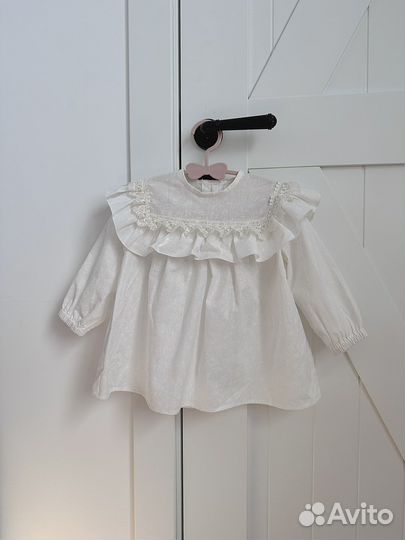 Платье новое для девочки 92 лен хлопок