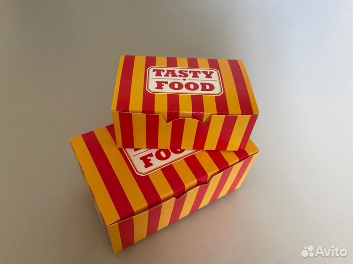 Коробки для снеков, стрипсов, для еды на вынос