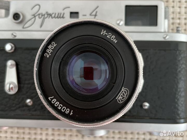 Фотоаппарат Зоркий 4. Индустар 26м