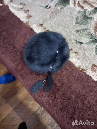 Берет женский норковый