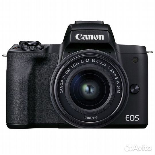 Фотоаппарат Canon EOS M50 Mark II Kit черный 15-45