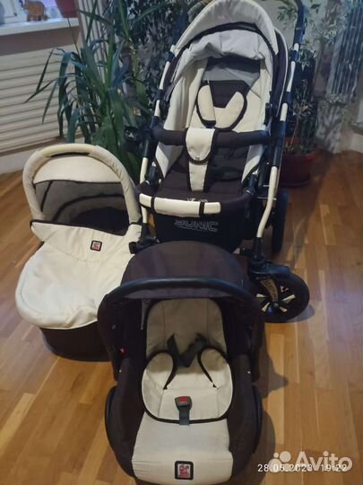 Коляска adamex 3 в 1