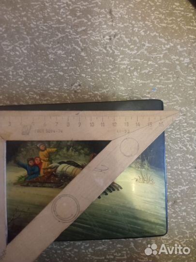 Шкатулка федоскино СССР