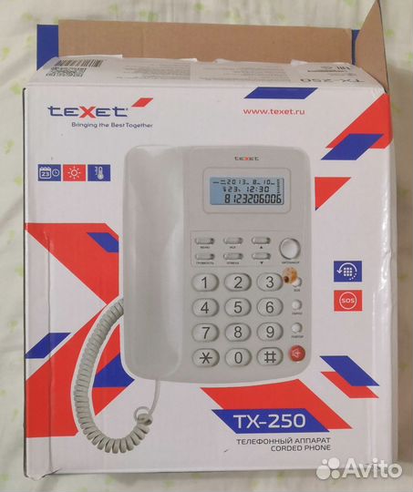 Телефон Texet TX-250