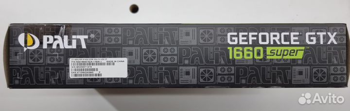 Видеокарта Palit GeForce GTX 1660 super GamingPro