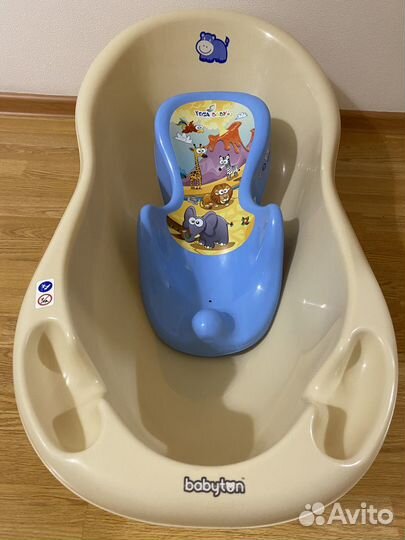 Ванночка для купания с горкой