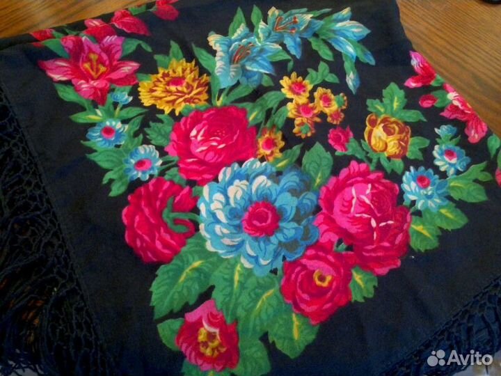 Платки павловопосадские СССР винтаж