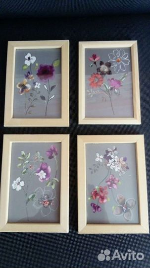 Картины и декоративная тарелка Икеа